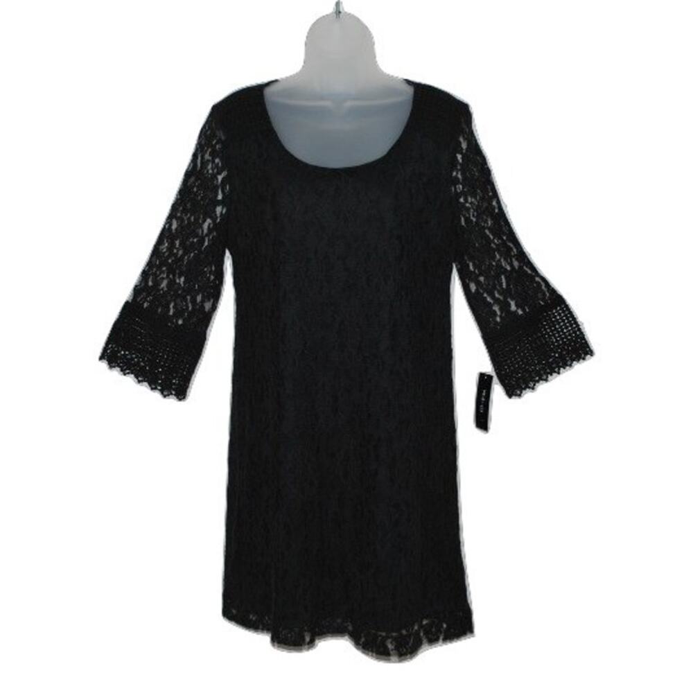 NWT Womens Petite LG Black Dress ** Style & Co